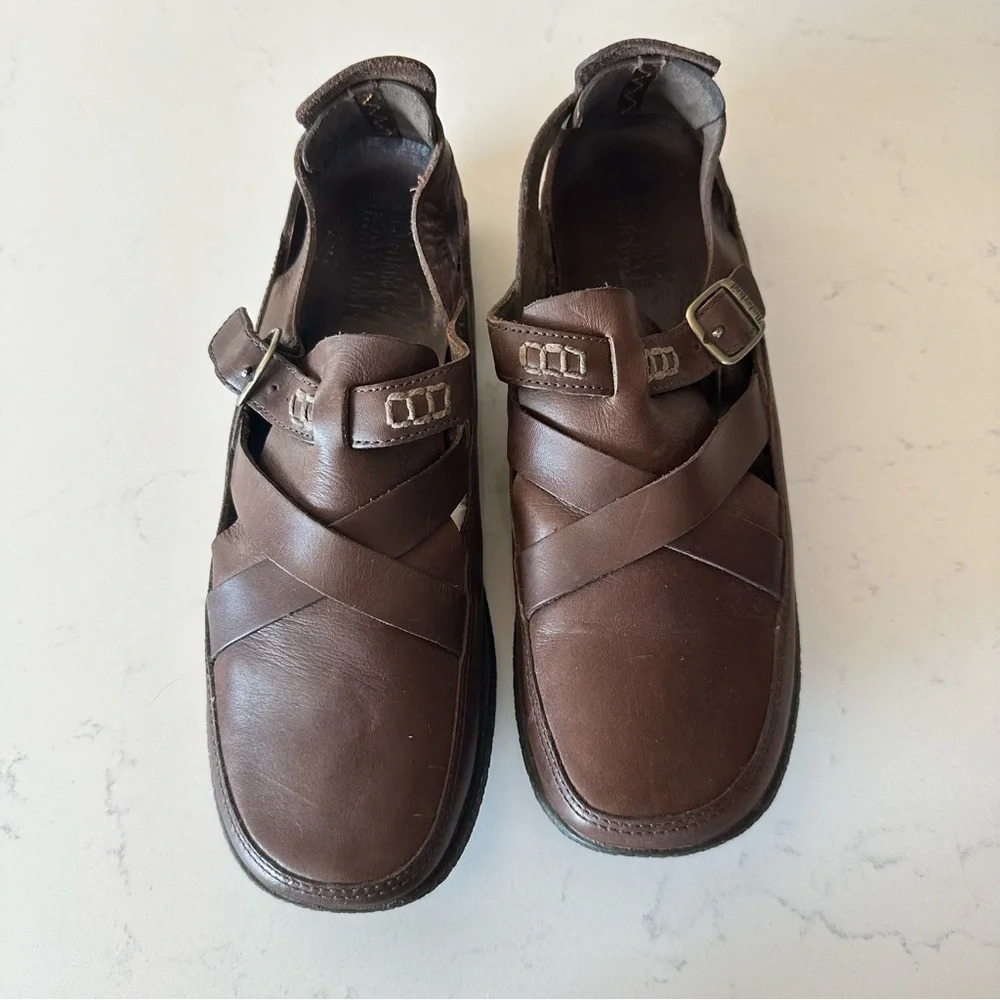 Timberland Smart Comfort Systems Brown Leather shoes Size: 9.5